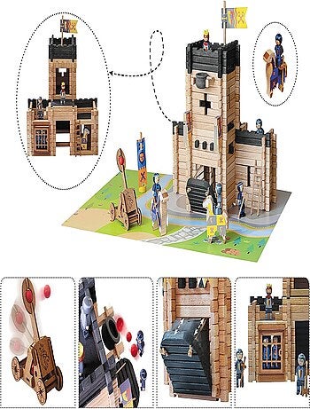 Château fort et catapulte 270 pcs