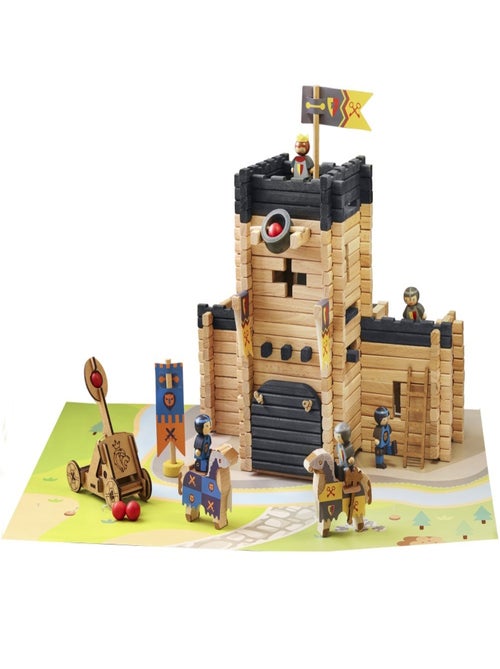 Château fort et catapulte 270 pcs - Kiabi