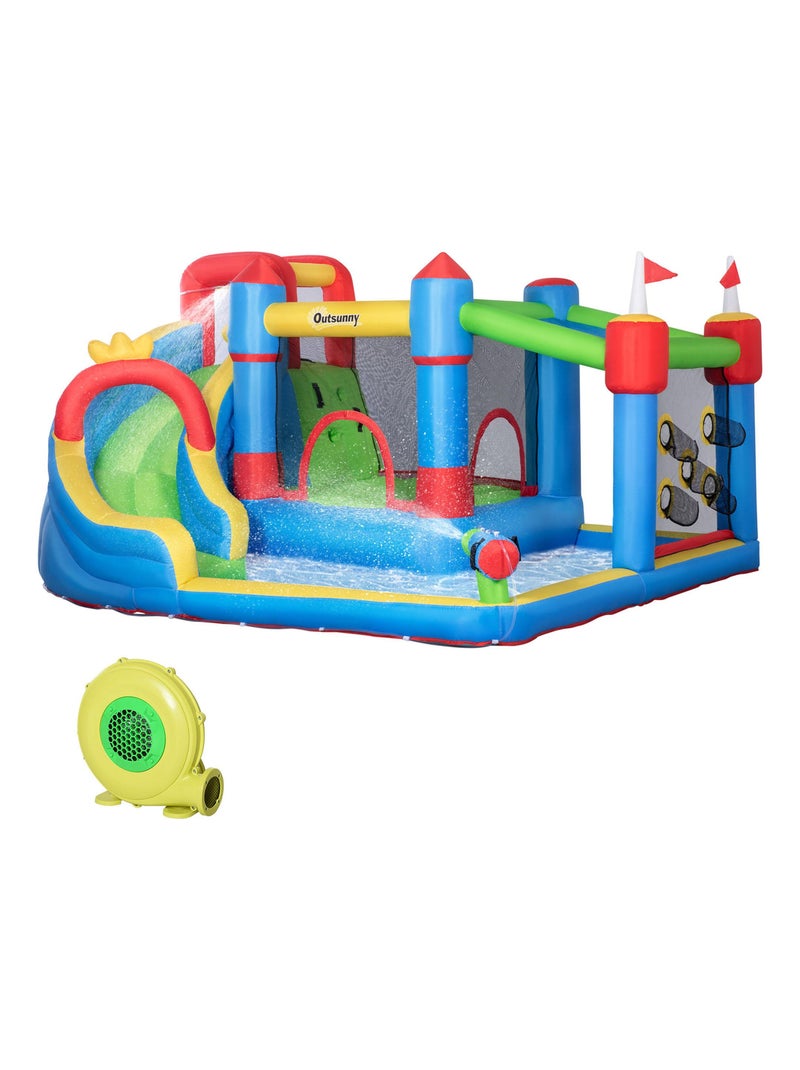 Château gonflable 3-8 ans gonfleur sac de transport 390 x 300 x 197 cm N/A - Kiabi