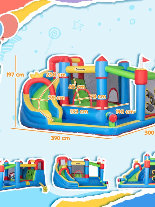 Château gonflable enfant avec gonfleur - Kiabi