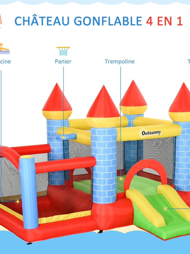 Château gonflable enfant Rouge - Kiabi