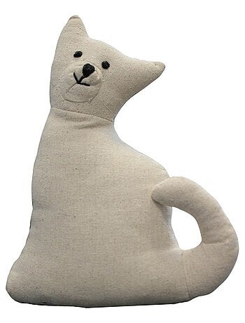 Chaton tissu décoratif 23 cm