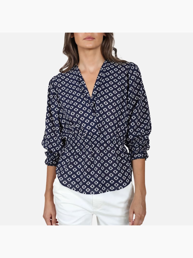 CHATTAWAK - Blouse ample Bleu - Kiabi