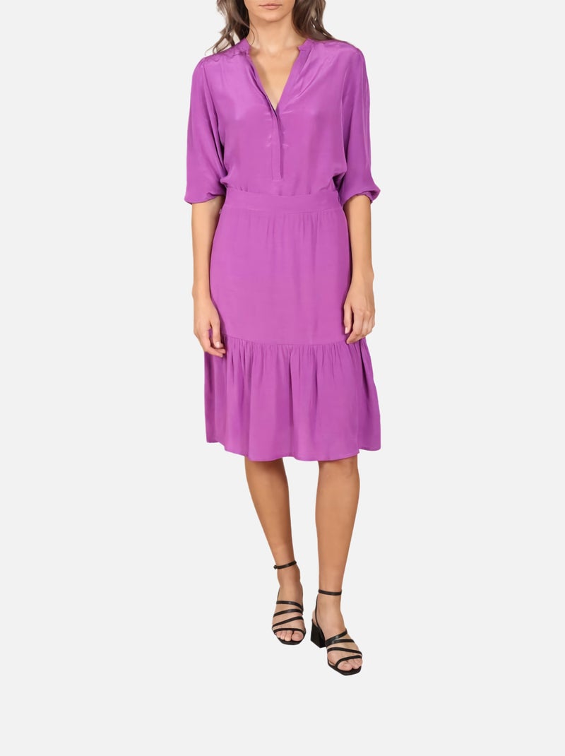 CHATTAWAK - Blouse droite Violet - Kiabi