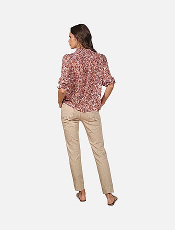 CHATTAWAK - Blouse fleurie