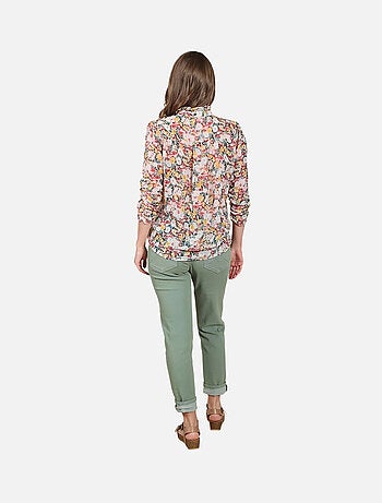 CHATTAWAK - Blouse fleurie