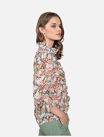 CHATTAWAK - Blouse fleurie