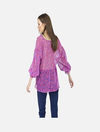 CHATTAWAK - Blouse fleurie