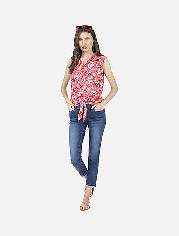 CHATTAWAK - Blouse fleurie