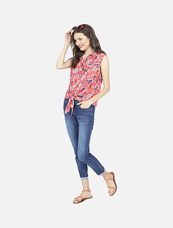 CHATTAWAK - Blouse fleurie