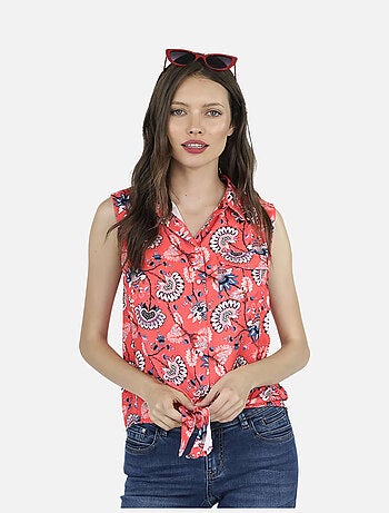 CHATTAWAK - Blouse fleurie