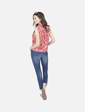 CHATTAWAK - Blouse fleurie