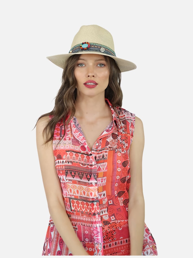 CHATTAWAK - Blouse imprimée Rouge - Kiabi
