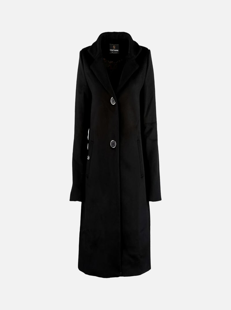 CHATTAWAK - Manteau LYRIC laine mélangée Noir - Kiabi
