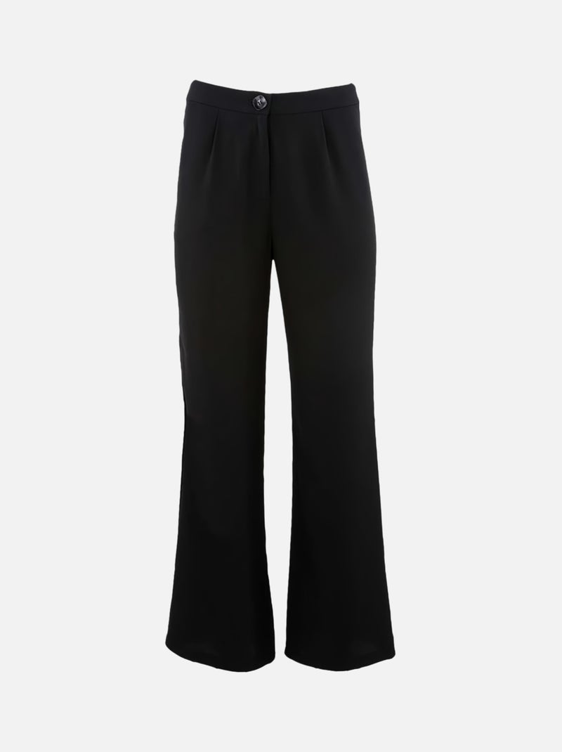 CHATTAWAK - Pantalon à pinces GERMAIN noir uni Noir - Kiabi