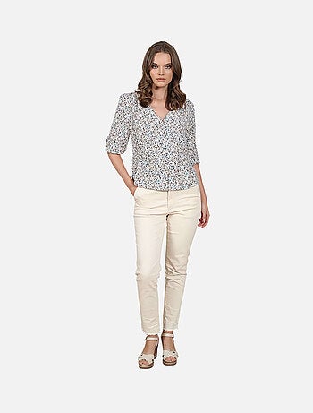 CHATTAWAK - Pantalon taille droite