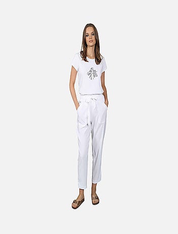 CHATTAWAK - Pantalon fluide droit