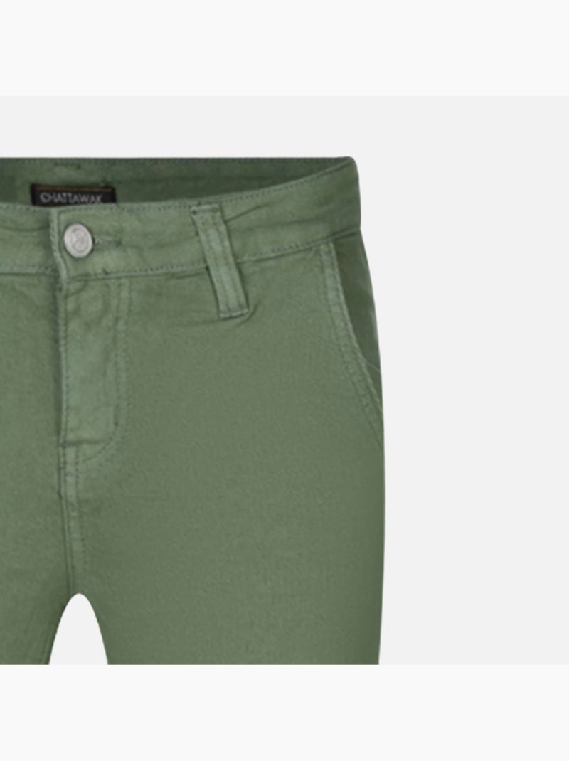 CHATTAWAK - Pantalon regular fit Vert - Kiabi