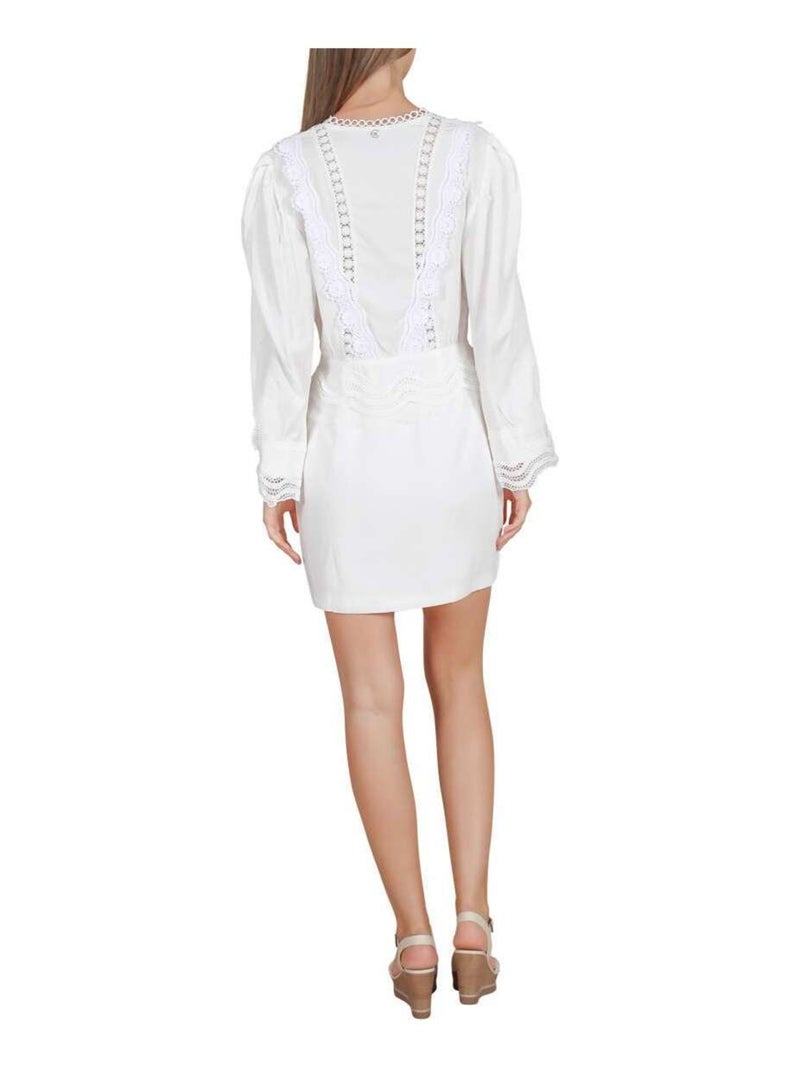 CHATTAWAK - Robe courte droite Blanc - Kiabi