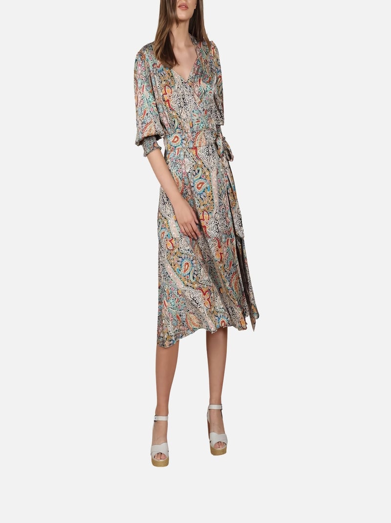 CHATTAWAK - Robe courte droite Multicolore - Kiabi