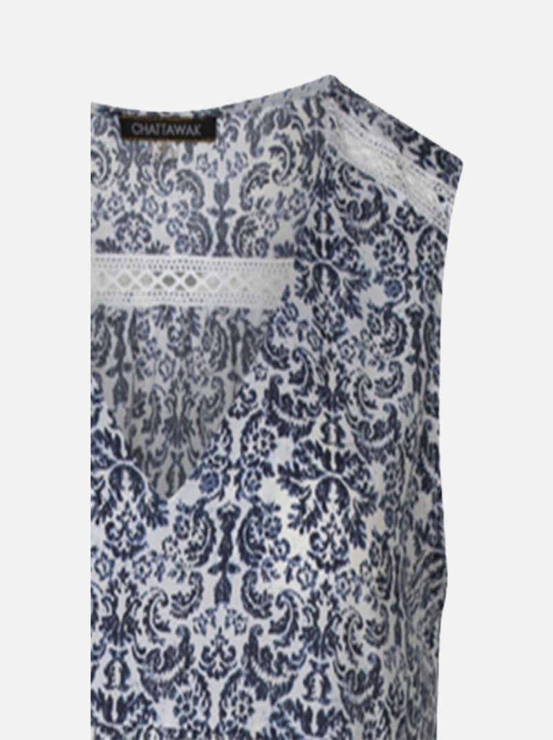 CHATTAWAK - Robe courte fluide Multicolore - Kiabi