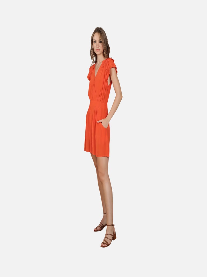 CHATTAWAK - Robe courte Rouge - Kiabi