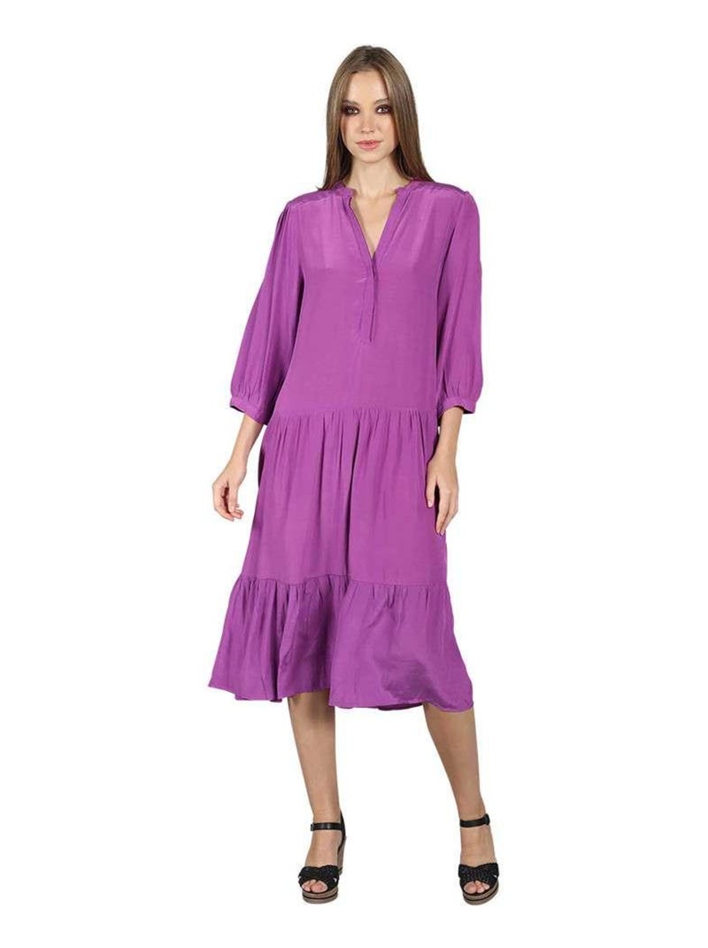 CHATTAWAK - Robe longue Violet - Kiabi