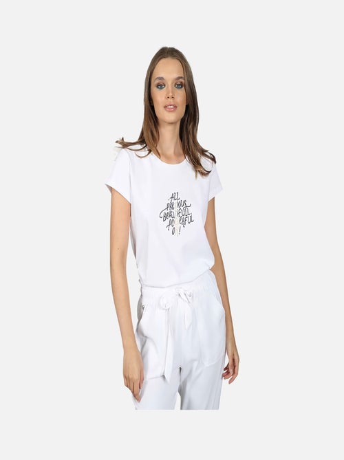 CHATTAWAK - T-shirt col rond - Kiabi