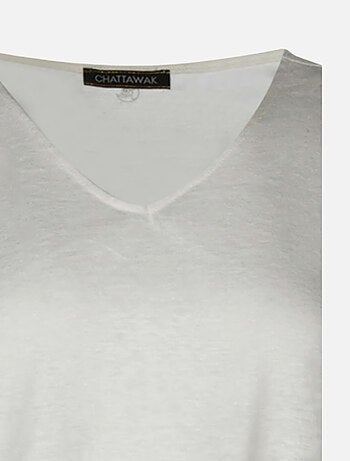 CHATTAWAK - T-Shirt col v