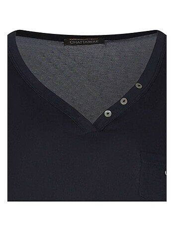 CHATTAWAK - T-shirt col v