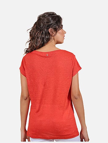 CHATTAWAK - T-shirt col v