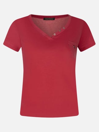 CHATTAWAK - T-shirt col v
