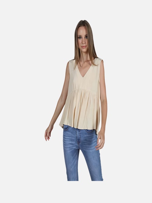 CHATTAWAK - T-shirt débardeur uni - Kiabi
