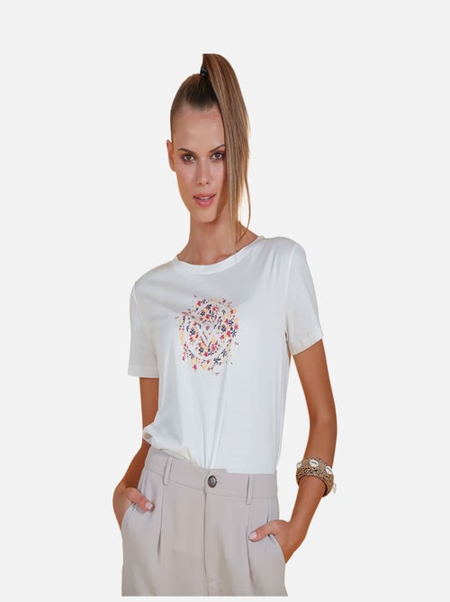 CHATTAWAK - T-shirt imprimé col rond - Kiabi