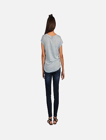 CHATTAWAK - T-shirt imprimé col v