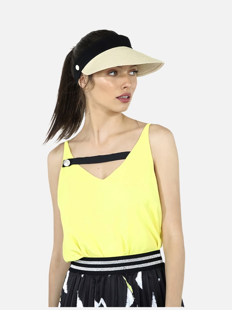 CHATTAWAK - Top débardeur uni Jaune - Kiabi