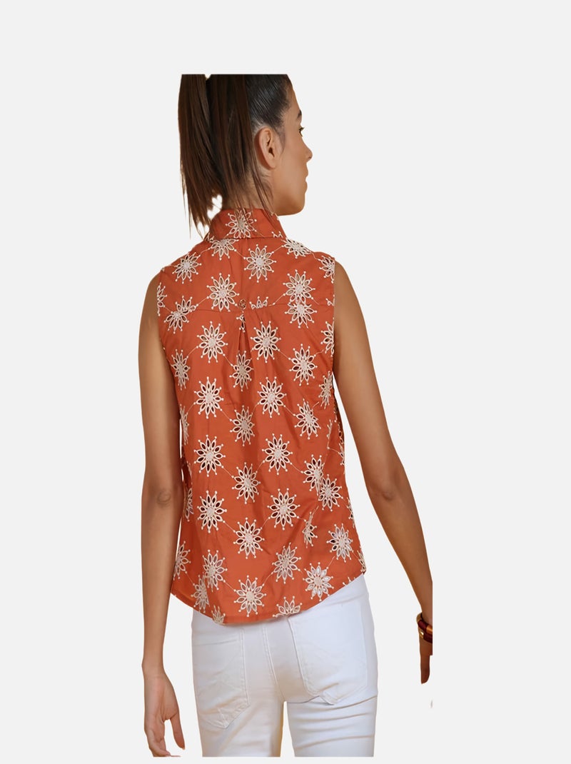 CHATTAWAK - Top sans manches Orange - Kiabi