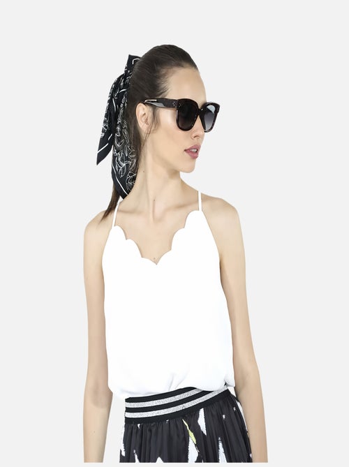 CHATTAWAK - Top uni à bretelles - Kiabi