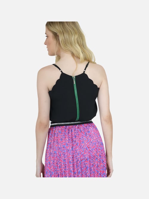 CHATTAWAK - Top uni à bretelles - Kiabi