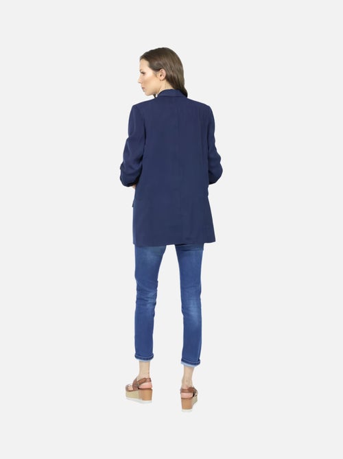 CHATTAWAK - Veste blazer longue - Kiabi