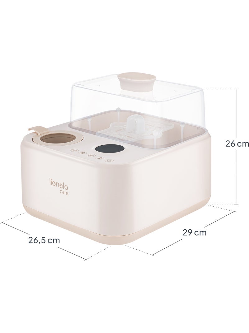 Chauffe-biberon 2en1 LIONELO Steamup - Stérilisateur biberon - Sans BPA Beige - Kiabi