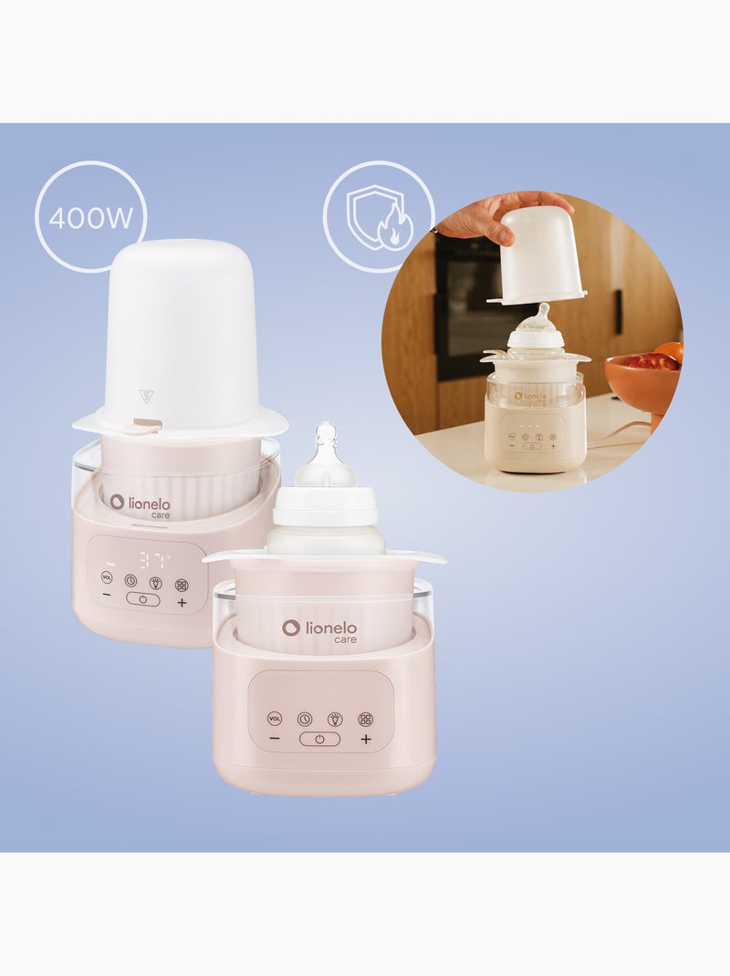 Chauffe-biberon 6en1 LIONELO Thermup 4.0 - Stérilisation - Réchauffement - Décongeler - 400 W Beige - Kiabi