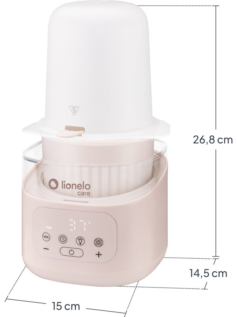 Chauffe-biberon 6en1 LIONELO Thermup 4.0 - Stérilisation - Réchauffement - Décongeler - 400 W Beige - Kiabi