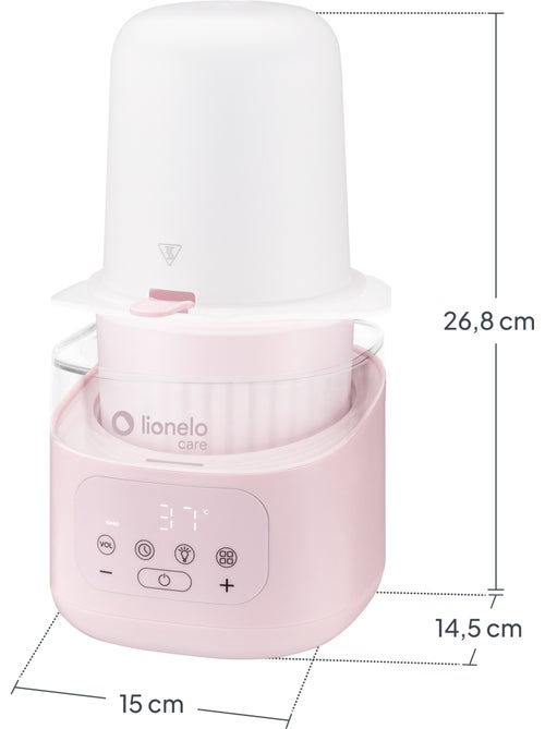 Chauffe-biberon 6en1 LIONELO Thermup 4.0 - Stérilisation - Réchauffement - Décongeler - 400 W - Kiabi