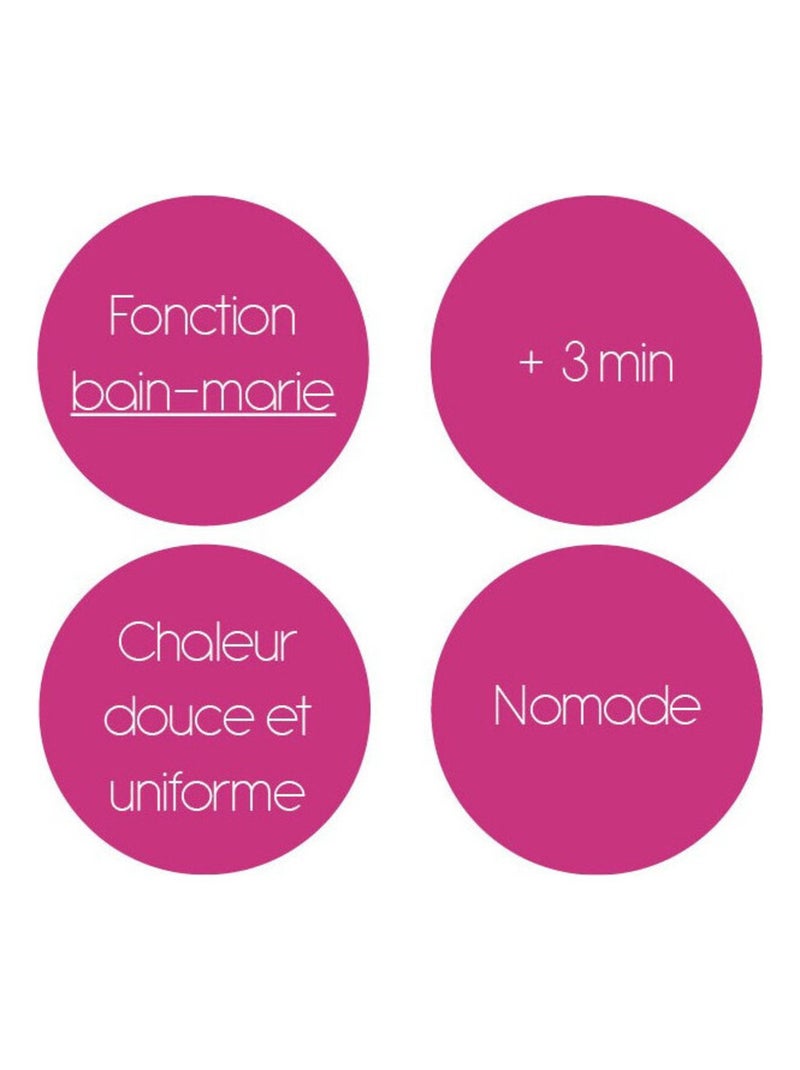 Chauffe-biberon bi-voltage nomade Bleu - Kiabi