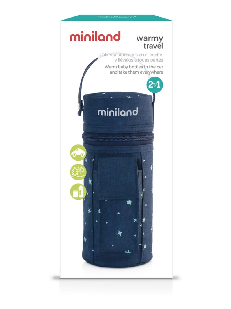 Chauffe-biberon De Voiture Warmy Travel Denim Miniland Bleu - Kiabi