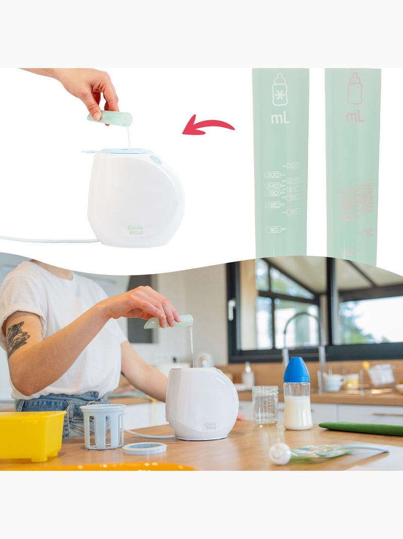 Chauffe-biberon easy+ maison 'badabulle' Vert clair - Kiabi