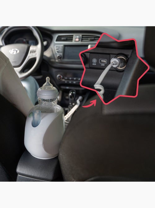Chauffe-biberon easy+ maison-voiture pastel 'Badabulle' - Kiabi
