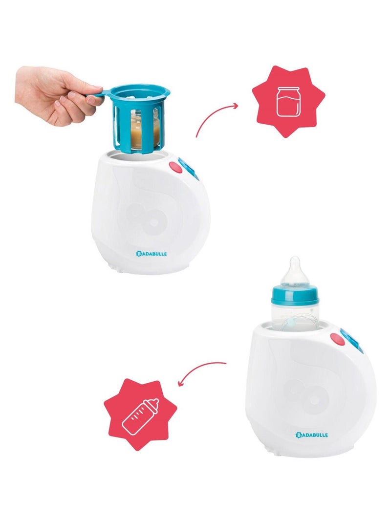 Chauffe Biberon Easy Plus Maison et Voiture Nomade 'badabulle' Blanc - Kiabi
