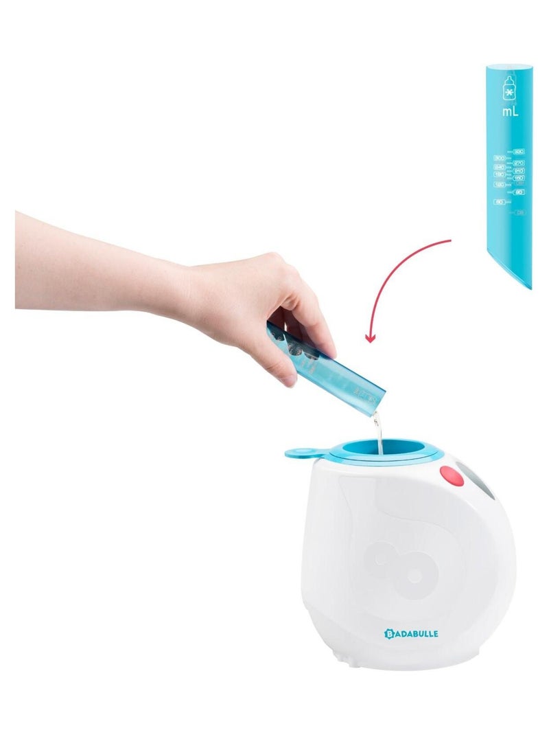 Chauffe Biberon Easy Plus Maison et Voiture Nomade 'badabulle' Blanc - Kiabi